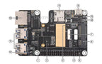 STOCK! Rasberry Pi 5 PCIe Mini PCIe 4G LTE Gigabit Ethernet USB HUB HAT with SIM7600E SIM7600SA-H SIM7600G EC25-AUX EG25 Module