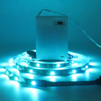 3AA Battery Power RGB Led Strip Light 5V 5050 with 3/17/24Key Remote Control Flexible Tape Waterproof Led Light TV Backlight