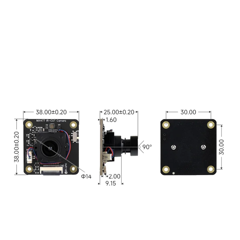 ABGN 12.3MP IMX477 IR-CUT Camera Module For  Jetson Nano Raspberry Pi CM3+ CM3+ Lite IMX477 Sensor