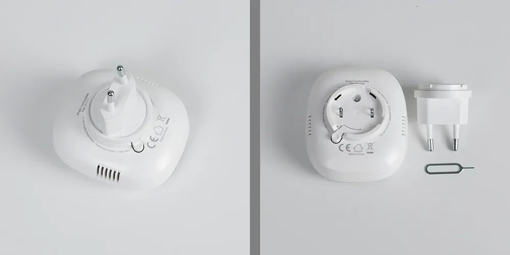 HEIMAN Standard Zigbee Combustible Gas Sensor – Natural Gas & LPG Leak Detector for Smart Home Security Alarm