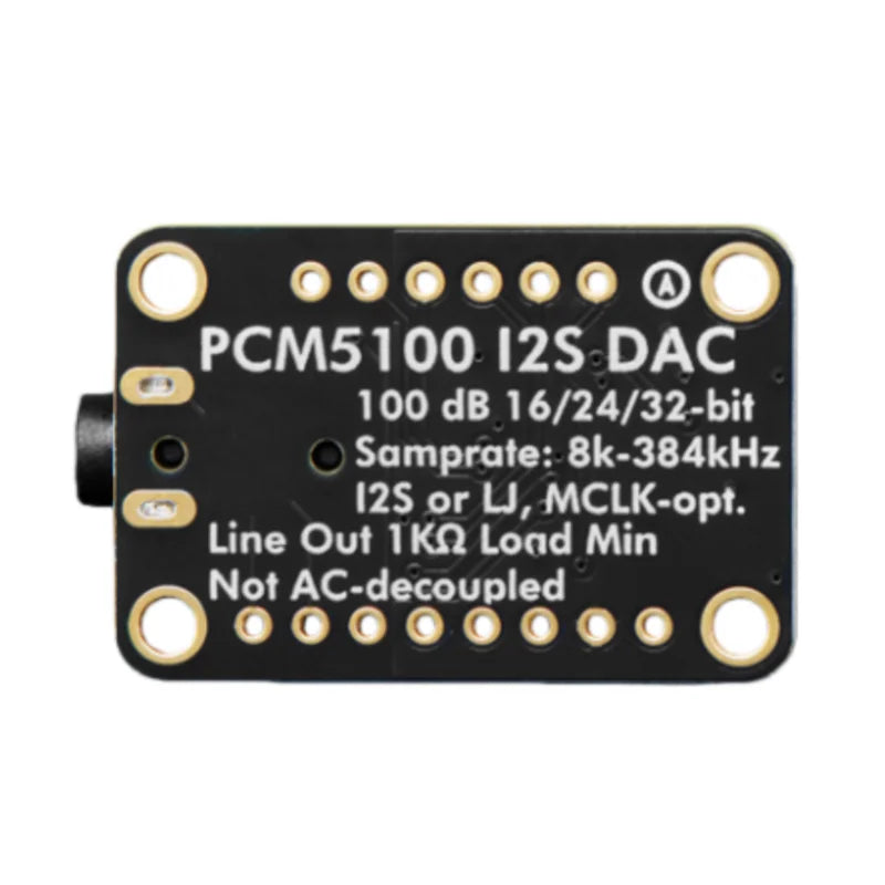 PCM5100/PCM5102 module I2S DAC with Line Level Output-100dB / 112dBSNR