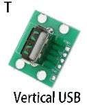 1pc MICRO MINI 5P 4P 9P 10P  type-c USB To Dip Female B-type Square Interface Printer Mike PCB Converter Adapter Breakout Board