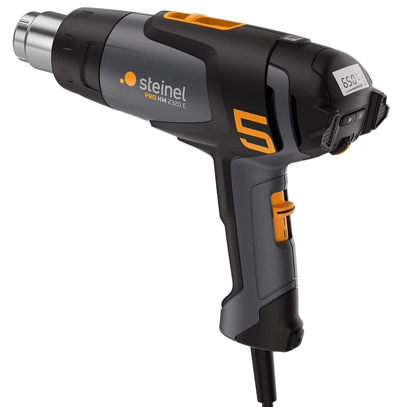 STEINEL 2300 W Electronic Heat Gun with LCD Display Screen (80 - 650 °C) Temperature Adjustable ECO Mode NO. HM 2320 E