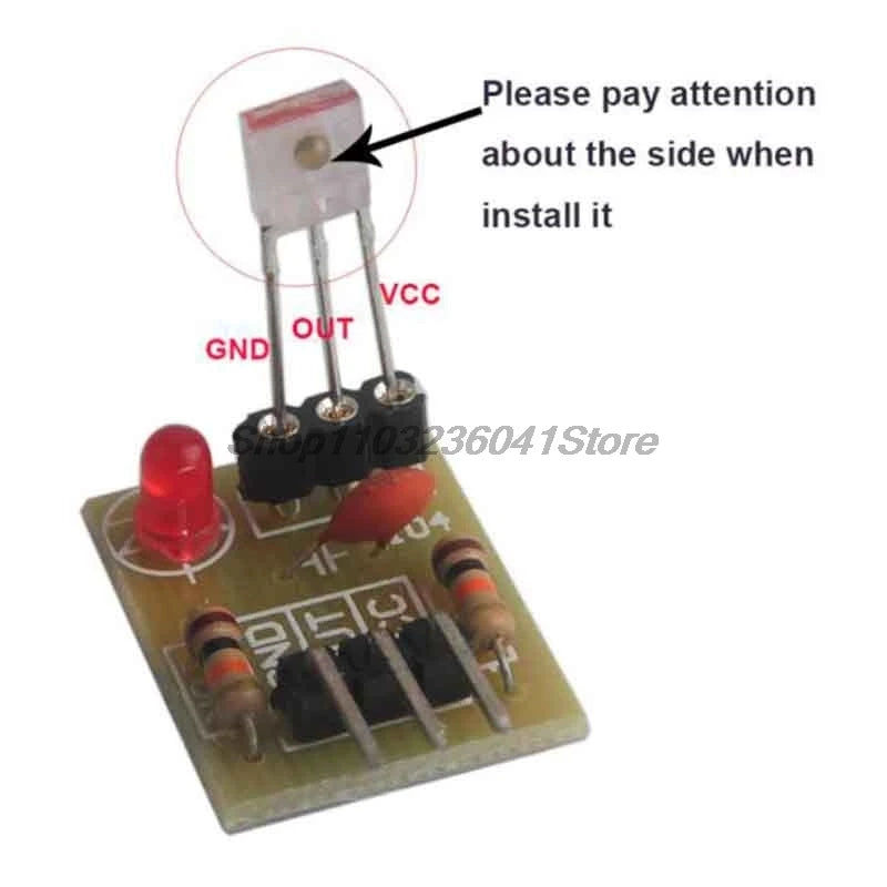 Laser Receiver Sensor Module + KY-008 650nm Laser Transmitter Module For AVR Electrical Equipment Tools