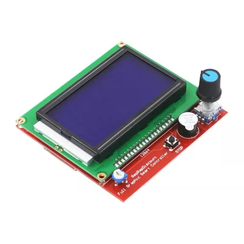 Mega 2560 R3 CH340+1pcs RAMPS 1.4 Controller+5pcs A4988/DRV8825 Stepper Driver Module+1pcs 12864 controller for 3D Printer kit