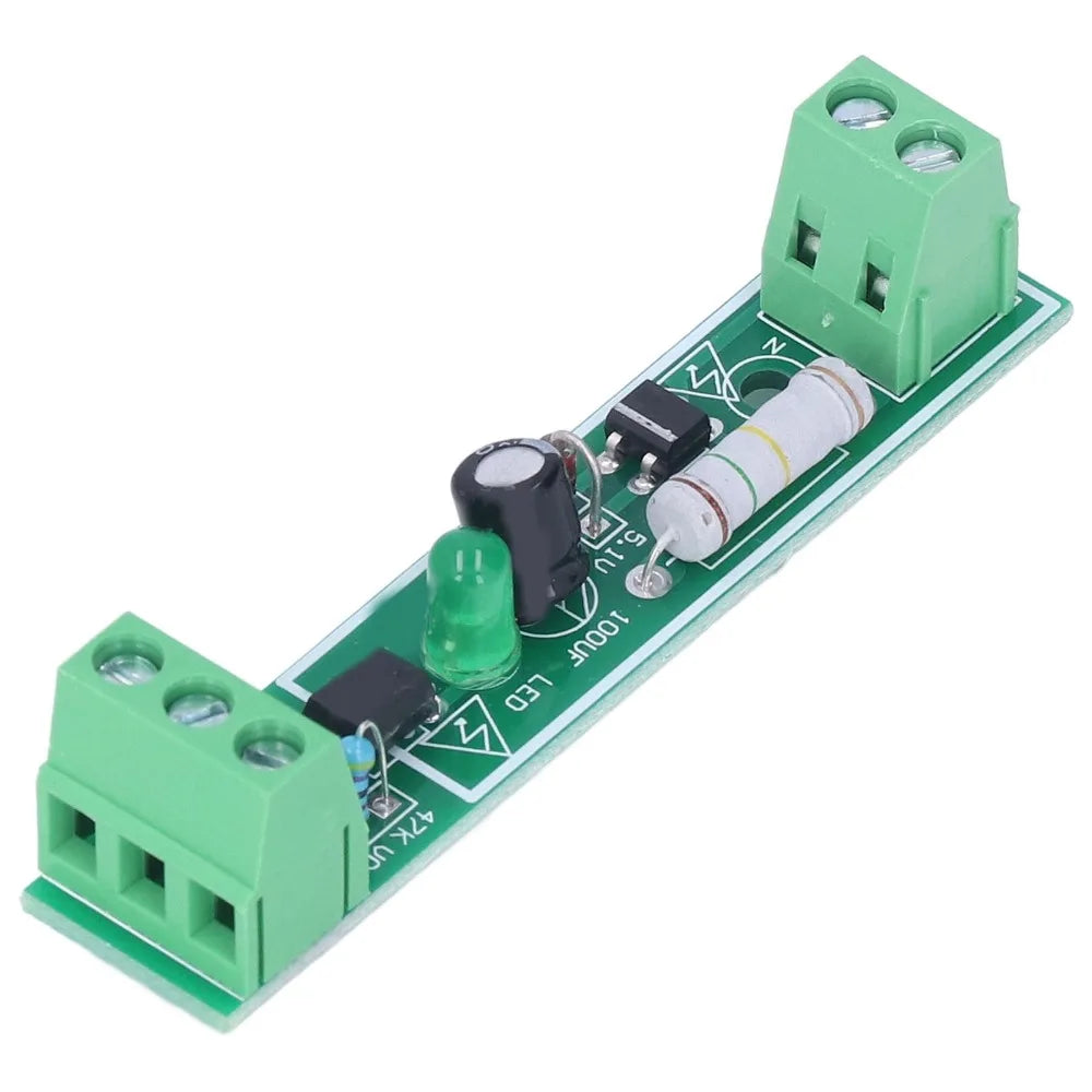 3PCS 1 Channel Opto Isolator Module AC 220V PLC Optocoupler Isolation Module 73*15mm 3‑5V Electronic Components