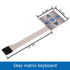 1 2 3 4 5 6 7 8 Key Button Membrane Switch Matrix Array Keyboard Keypad Control Panel Pad DIY Kit For Arduino Smart Car