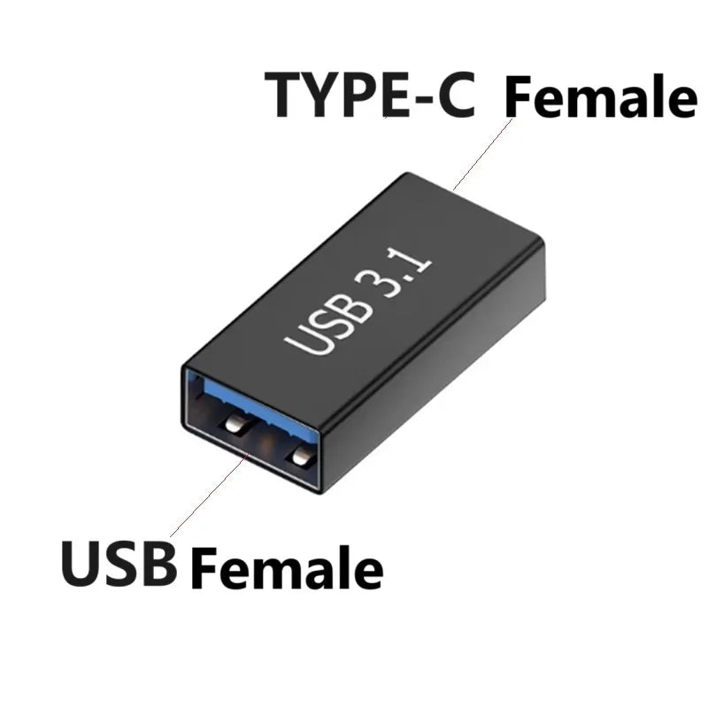 Type C OTG USB Adapter USB USB-C Female To USB A Female Type-C Converter For Macbook Samsung S20 USBC OTG Connector