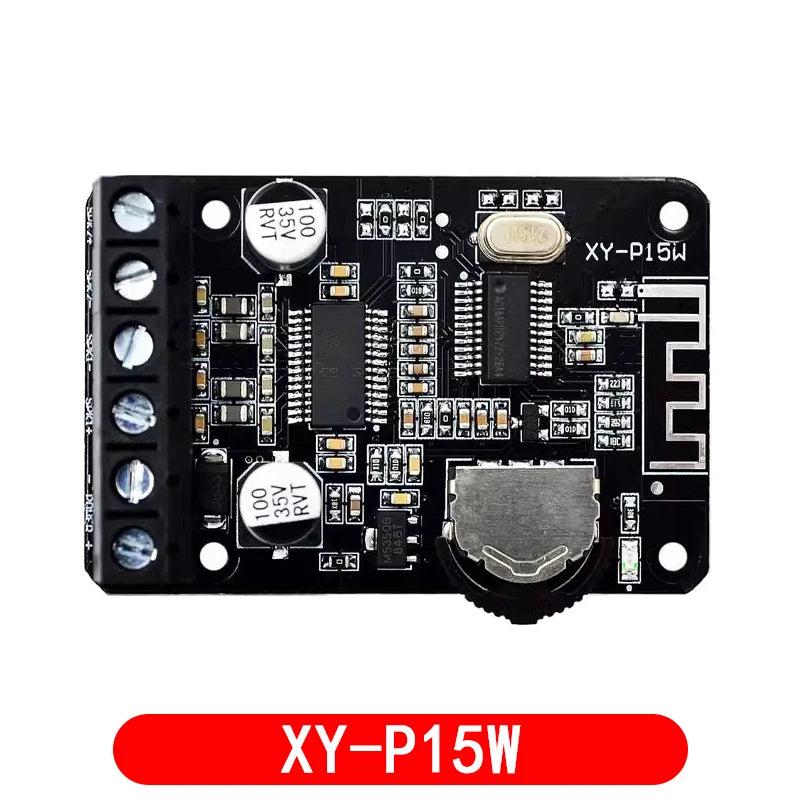 10W/15W/20W Stereo Bluetooth Power Amplifier Board 12V/24V High Power Digital Amplifier Module XY-P15W XY-P40W
