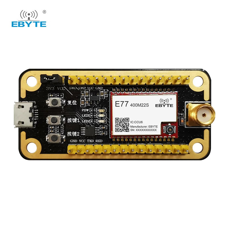 STM32 Development Testing Board EBYTE E77-400/900MBL-01 Pre-soldered E77-400/900M22S USB Interface LoRa Module With Antenna