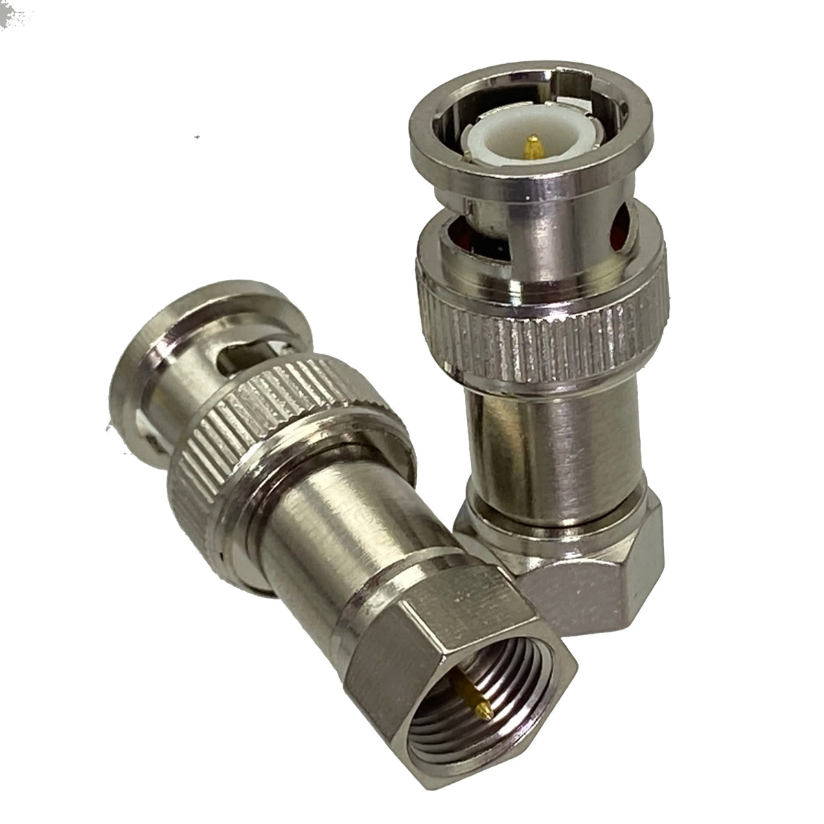 3x 5x 10x Adapter BNC To F TV Male Plug & Female Jack RF Coaxial Connector Wire Terminals Straight