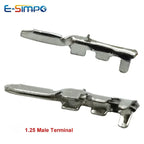 100pcs 1.25mm GH1.25 Male Female Terminals Male Crimp Pins Connectors