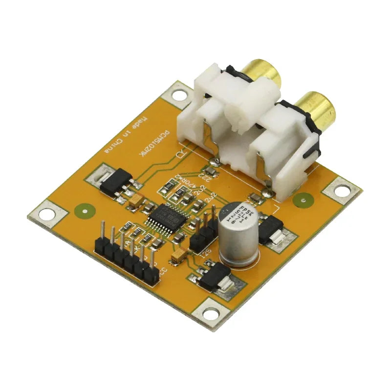 DC 5V-10V PCM5102 DAC Decoder I2S Player Assembled Board 32Bit 384K Beyond ES9023 PCM1794 For Raspberry Pi Arduino