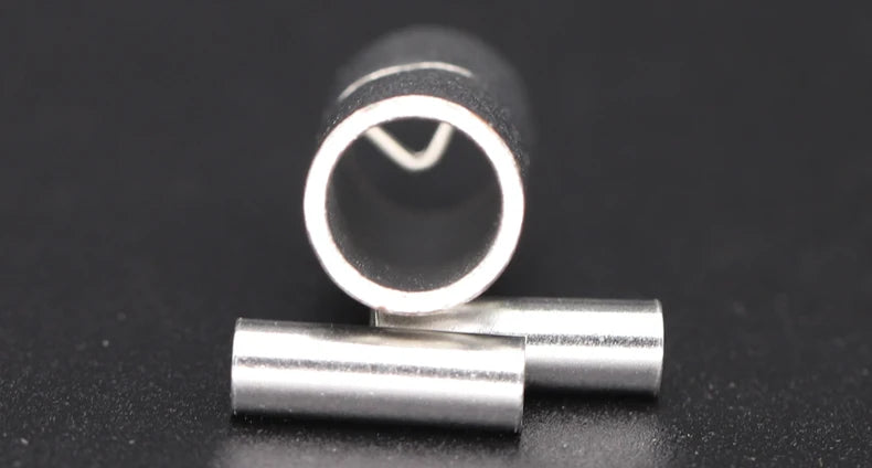 BN Copper Electrical Wire Cable Connection Crimp Sleeve Tubular Ferrule Lug Connector Non-Insulated Tube Butt Splices Terminal