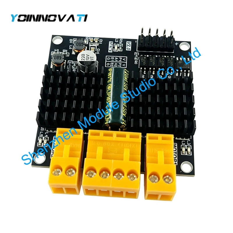 12V/24V 12A Dual Channel DC Motor Driver Board, H-Bridge, Superior to L298N & BTS7960, 10A Rated Current
