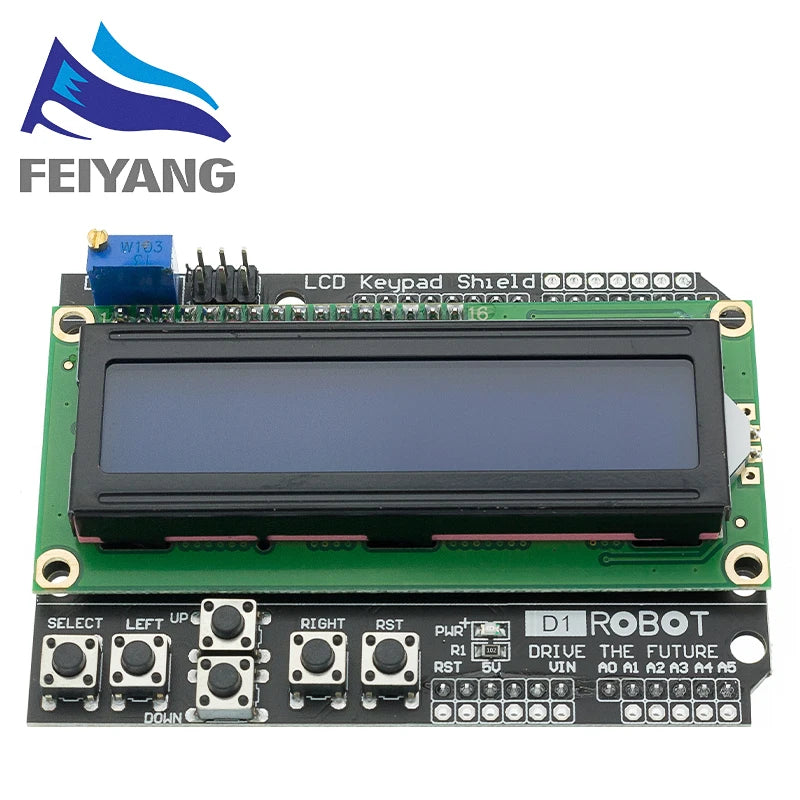 LCD Keypad Shield LCD1602 LCD 1602 Module Display blue screen For Arduino