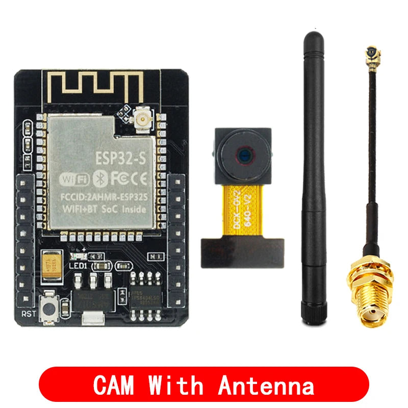 Si Tai&SH ESP32-CAM ESP32-CAM-MB MICRO USB ESP32 Serial to WiFi CAM Development Board CH340 CH340G 5V Bluetooth+OV2640 Camera