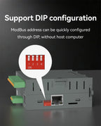 RS485 RJ45 DI/DO/AO/AI Distributed Remote IO Module CDEBYTE M31-U Series Modbus NEW Version Support PNP NPN DIP Free Splicing