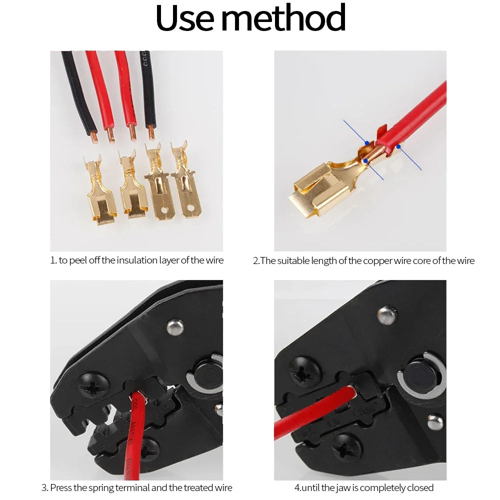 10Set 2.8mm 2/3/4/6/9P Automotive 2.8 Electrical Wire Connector Male Female Cable Terminal Plug Kits Car Motorcycle Plug Socket