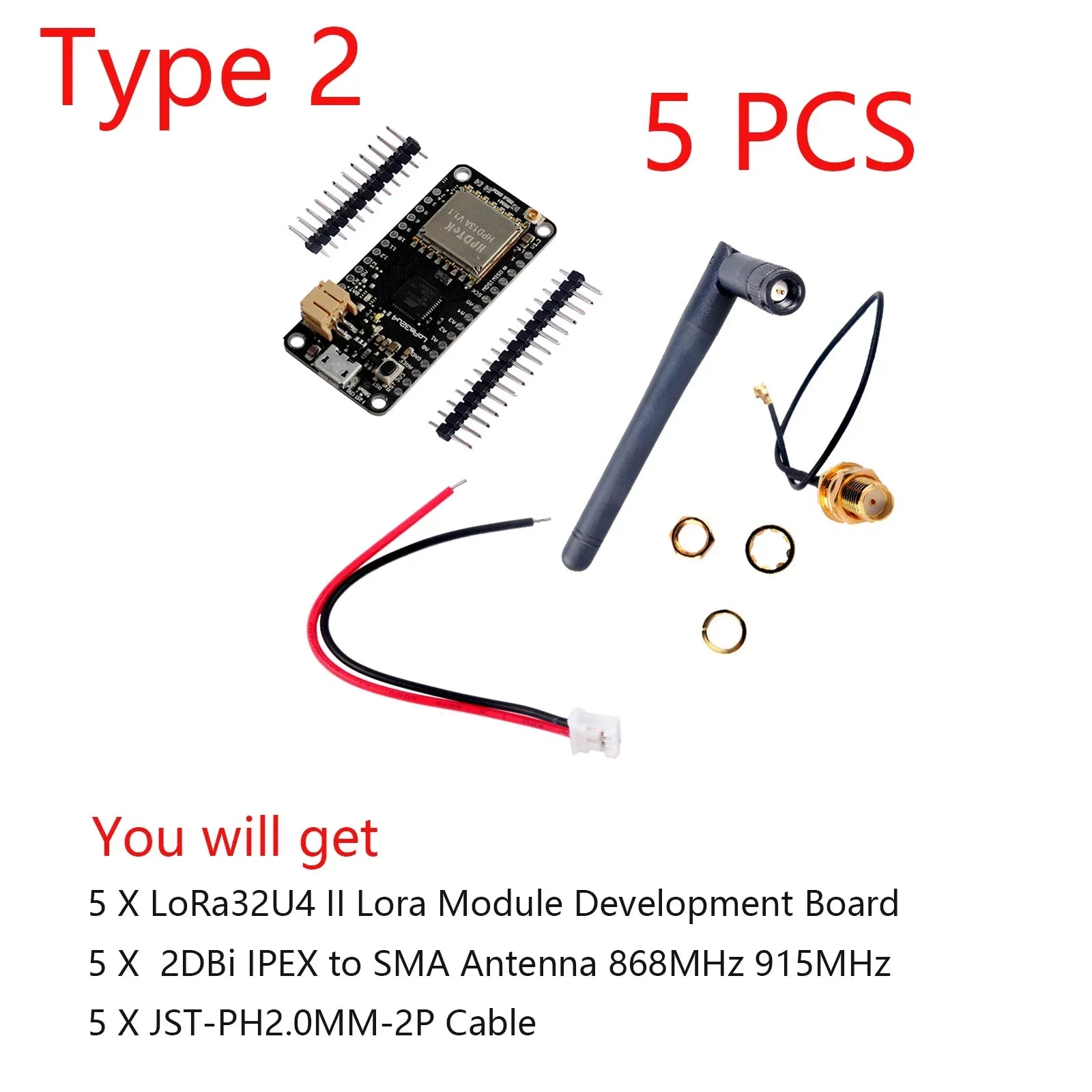 DIYmall LoRa32u4 II Development Board SX1276 HPD13 915MHz Low-Power Lora Module for Arduino IoT