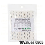 660pcs 200pcs 720pcs 4000pcs 0402 0603 0805 1206 1210 2512 smd resistor kit igmopnrq assorted kit 10k 100k 1k 1r 100r 220r 1% 5%