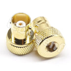 1pcs Radio Frequency Adapter BNC (Q9) Female to SMA Male Adapter BNC/SMA-KJ Disc Nickel Plated