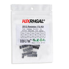 33Values 0402 0603 0805 1206 1210 2512  SMD Resistor Kit Assorted Kit 1ohm-1M ohm Sample Kit 80Values 36Values 10Values