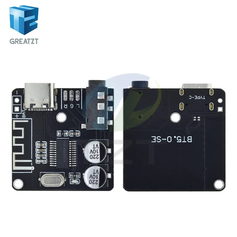 1/5PCS GREATZT DIY Bluetooth Audio Receiver Board Bluetooth 5.0 MP3 Car Audio Board Stereo Music Module 3.7-5V