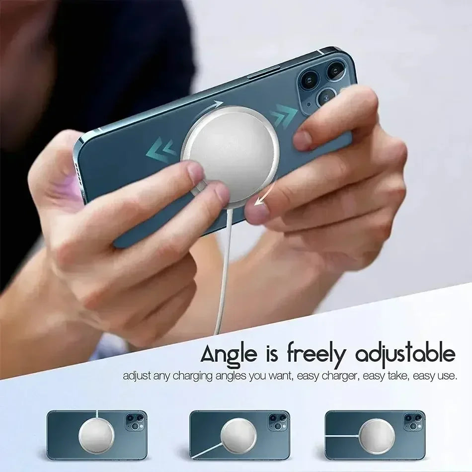 15W Fast Charger Original Magnetic Wireless Device For iPhone 16 15 14 Pro Max Mini USB C 8 Plus XR X XS MAX Airpods