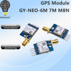 DC 3.3V-5V  GY-NEO-6M/7M/M8N GPS Positioning Module Wide Voltage 9600 Baud Rate Low Power High Tracking Sensitivity For Arduino