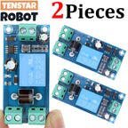 TENSTAR 2pcs YX850 Power Failure Automatic Switching Standby Battery Lithium Battery Module DC5V-48V Emergency Converter