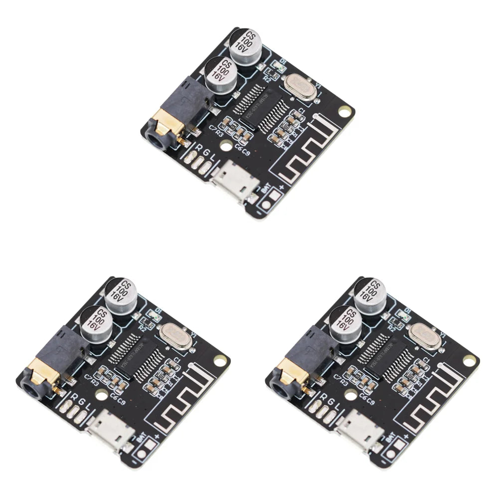 1-3PCS Bluetooth 5.0 MP3 Lossless Decoder Board DC3.7-5V Wireless Stereo Module Micro USB Dual Channel DIY Audio Receiver Boards