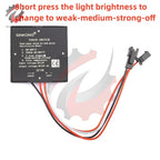 DC 5-12V Bathroom Mirror Switch Touch Switch Sensor Stepless LED Inductive Dimming Touch Dimmer Switch for Led Light Mirror