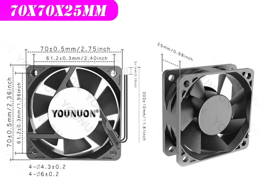 1PCS EC Brushless Fan 6025/8025/9225/12025/12038/12032 AC 110V 115V 120V 220V 240V Cooling Cooler Fan AC Axial Fan