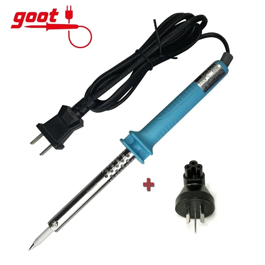 GOOT General Electronics Soldering Iron + AC Plug with Sharp Welding Tip 30/40/60/80/100W NO.KS-30R|KS-40R|KS-60R|KS-80R|KS-100R