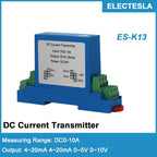 DC Current Transmitter 1V/5V/10V Volatge Transducer Factory Supply Current Sensor current transmitter power 12/24V