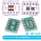 10-100PCS Javino PCB Board Kit SMD Turn To DIP Adapter Converter Plate SOP MSOP SSOP TSSOP SOT23 8 10 14 16 20 28 SMT To DIP
