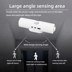 LED Night Light with Motion Sensor RGB Gradient Ambient Light Dimmable Magnetic Stair Lamp for Entryway Bedside Desk Wardrobe