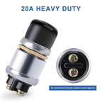 3pcs 60A Ignition Engine Start Switch Waterproof Push Starter Switch For Car Truck Boat yacht Horn Replacement Button Car