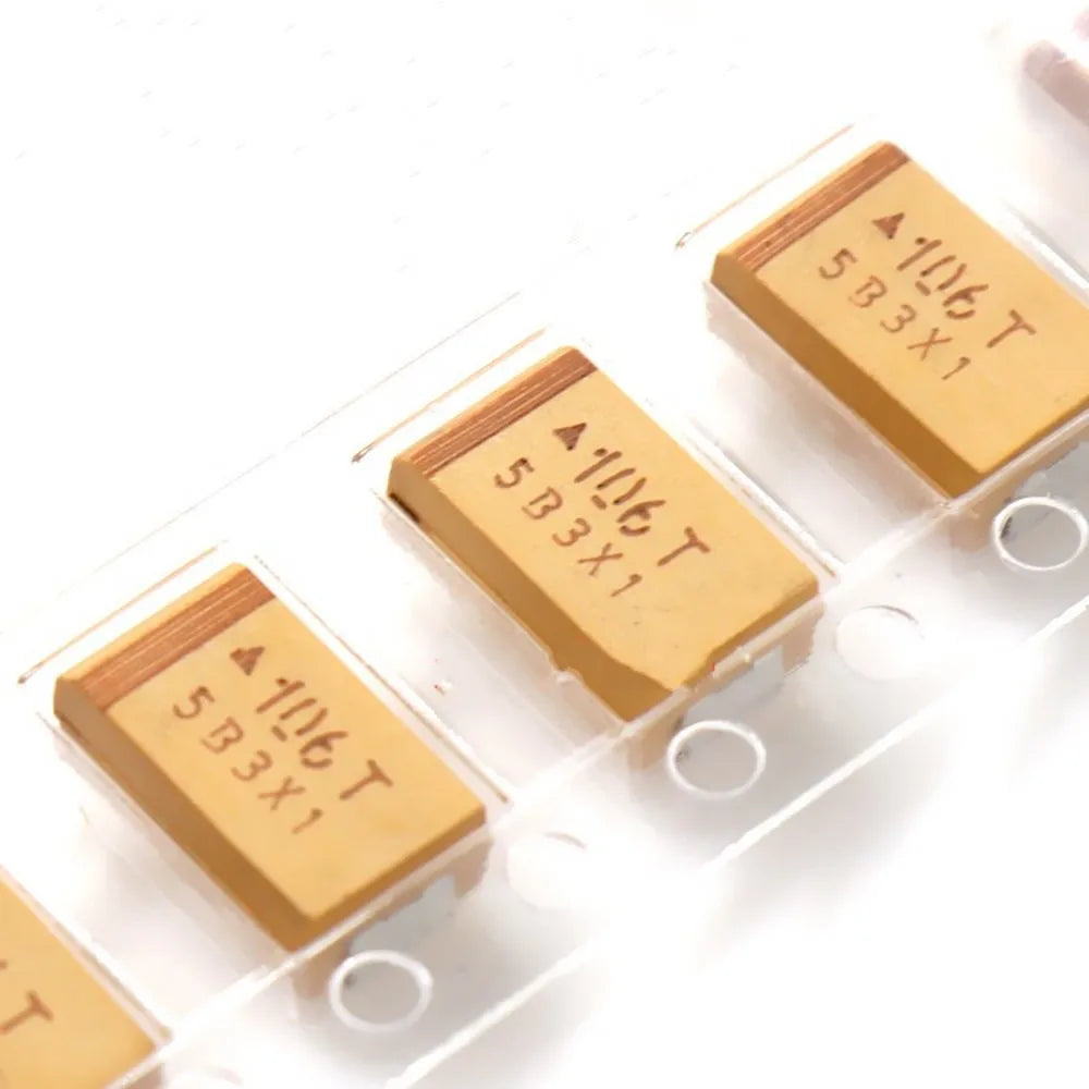 50pcs A B C D Case SMD Tantalum Capacitor 6V 10V 16V 25V 35V 50V 0.1UF 1UF 2.2UF 4.7UF 10UF 22UF 33UF 47UF 100UF 220UF 330UF 470