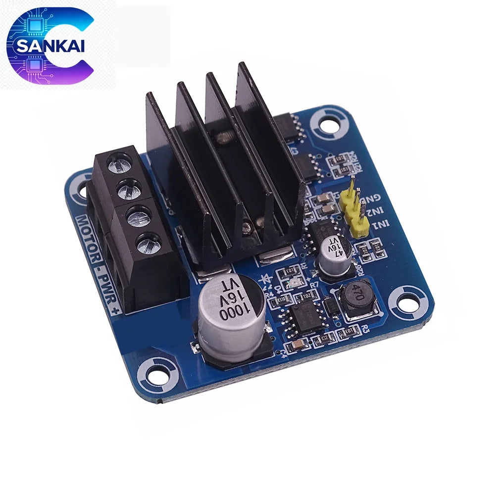 IBT-4 50A MOSFET H-Bridge Motor Driver, 5-15V 200kHz PWM, Opto-Isolated for Arduino/STM32