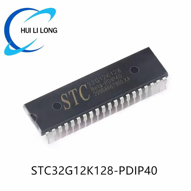 STC32G12K128-PDIP40 32-bit 8051 Core Micro Controller STC32G12K128 PDIP40 STC 32G12K128 MicroController Chip