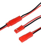 10Pairs 100mm 200mm 2 Pin JST Plug Connector Male+Female Plug Connector Cable Wire for RC Toys Battery LED Lamp