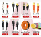 AMPCOM RJ45 Ethernet Cable, Cat6 Lan Cable (24AWG) UTP CAT 6 RJ 45 Network Cable Patch Cord for Desktop Computers Modem Router