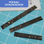 1/3pcs: Multifunctional B-Scale PCB Ruler with Units - Ideal for Engineers, Electronics Enthusiasts, and DIY Projects 15/20/25CM