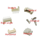 100pcs HY2.0mm 2-10Pin LCP Reflow Straight Right Angle Vertical Horizontal Board to Wire JST Housing Terminal Wafer Connector