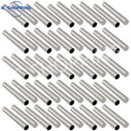 50PCS PT100 DS18B20 Temperature Sensor Protective Sleeve 6×50mm 316 Stainless Steel Blind Protection Tube for Thermocouple Probe