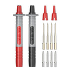 Cleqee P1300 Series Multimeter Test Lead kit 4mm Banana Plug Cable Test Hook Clip Probe Alligator Clip Automotive Tool