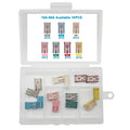 10/14/16/28Pcs MCASE Fuse 15A 20A 25A 30A 40A 50A 60A 32V Mini Slotted Automotive Shaped Cartridge Kit With Plastic Shell Box