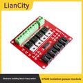 Isolated Power MOSFET Switch 4 Channel IRF540 Electronic Bricks Module
